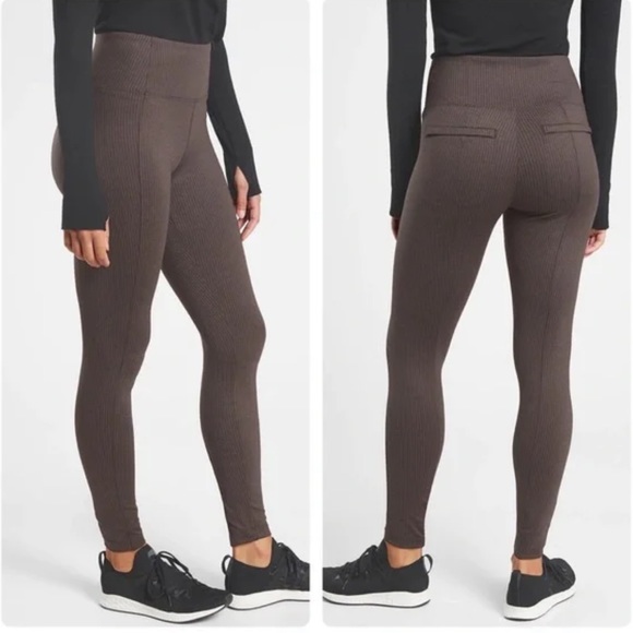 Athleta Pants - Athleta Delancey Houndstooth tights